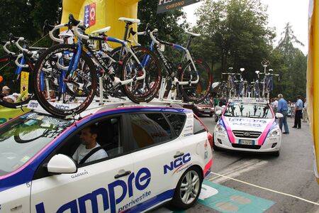 66 Tour de Pologne, 5/08/2009, Naleczow, Polandのeditorial素材