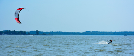 kite surfingのeditorial素材