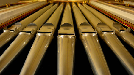 pipe organの写真素材