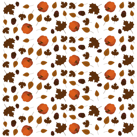 Thanksgiving day pattern or wallpaperのイラスト素材
