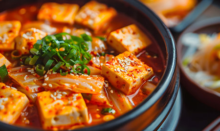 Korean traditional food Tteokbokki, rice cakeの素材
