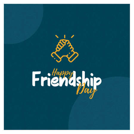 Friendship Day Typography Backgroundのイラスト素材
