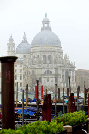 Basilica Santa Maria della Salute Venice, Italyの写真素材