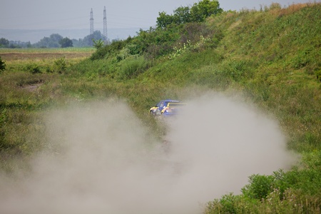 Russia, Rostov-on-Don - July 30, 2016: Subaru Impreza WRX at Rally Tikhiy Donのeditorial素材
