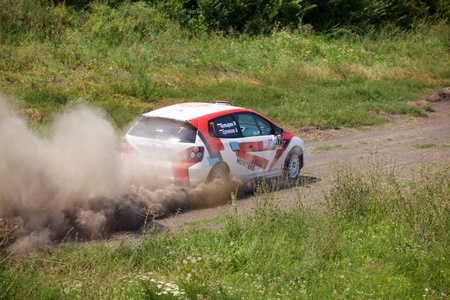 Russia, Rostov-on-Don - July 30, 2016: HONDA Civic at Rally Tikhiy Donのeditorial素材