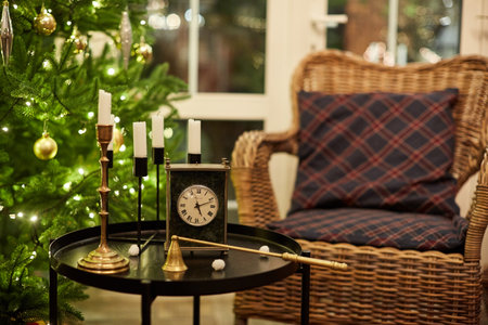 Home Christmas decorationの写真素材