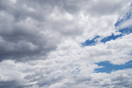 clouds in the blue sky. blue sky background