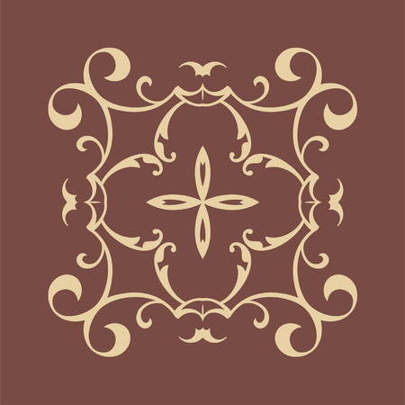 Vintage retro ornament Template for patternsのイラスト素材
