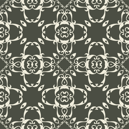 Colored ornamental retro seamless patternのイラスト素材