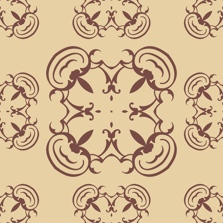 Colored ornamental retro seamless patternのイラスト素材