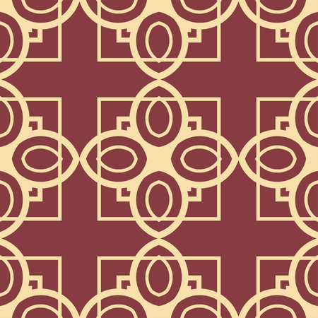 Art Deco Pattern. Seamless vintage background. Minimalistic geometric design. Vector line design. 1920-30s motifs. Luxury vintage illustrationのイラスト素材