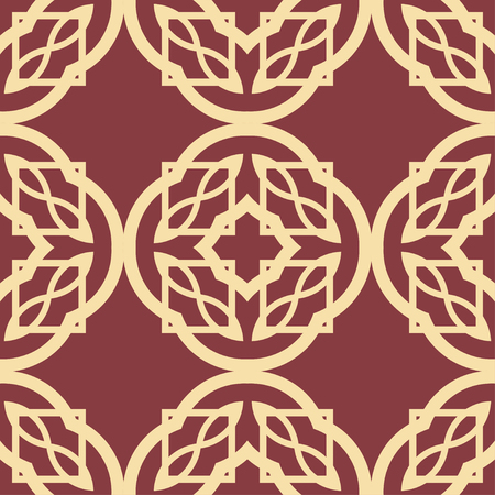 Art Deco Pattern. Seamless vintage background. Minimalistic geometric design. Vector line design. 1920-30s motifs. Luxury vintage illustrationのイラスト素材