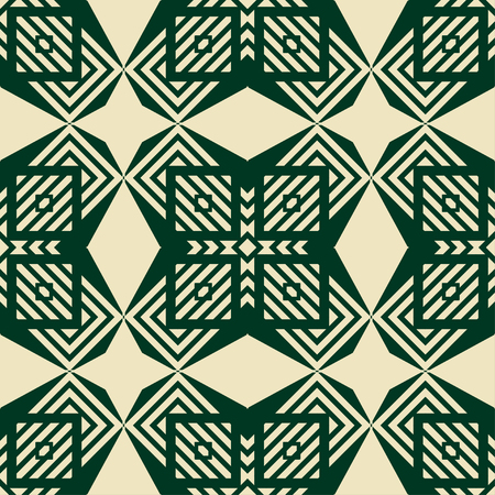 Art Deco Pattern. Seamless background. Geometric design. 1920-30s motifs. Luxury vintage illustrationのイラスト素材