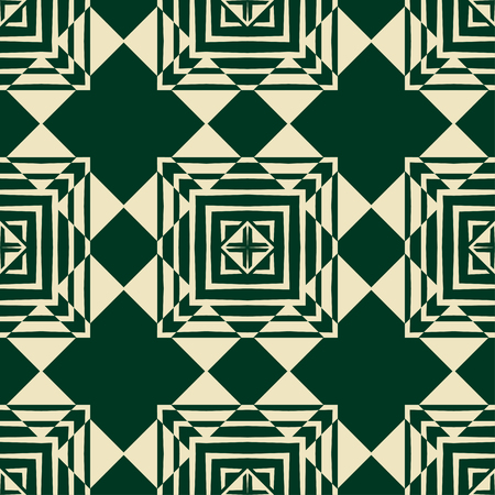 Art Deco Pattern. Seamless background. Geometric design. 1920-30s motifs. Luxury vintage illustrationのイラスト素材