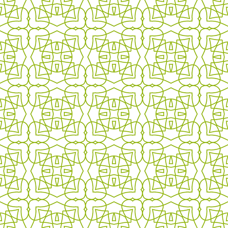 Seamless abstract floral art pattern. Modern vector graphic. Colored deco background. Geometric ornamentのイラスト素材