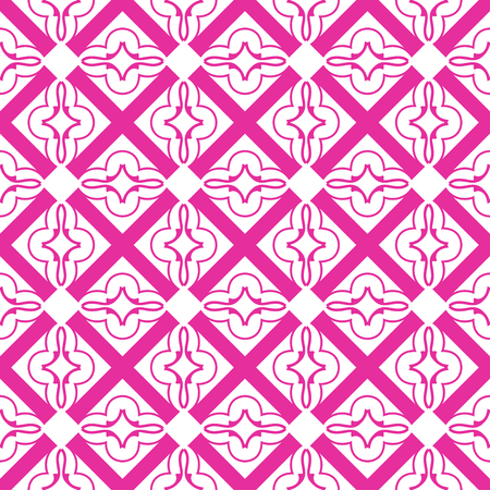 Abstract seamless art pattern, Vector seamless pattern. Repeating deco colored geometric ornamentのイラスト素材