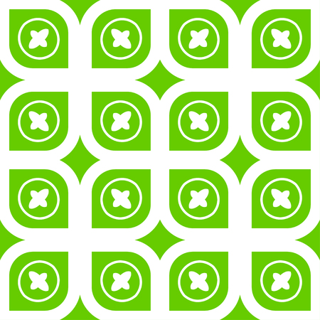Abstract seamless art deco pattern, Vector seamless pattern. Repeating deco colored geometric ornamentのイラスト素材