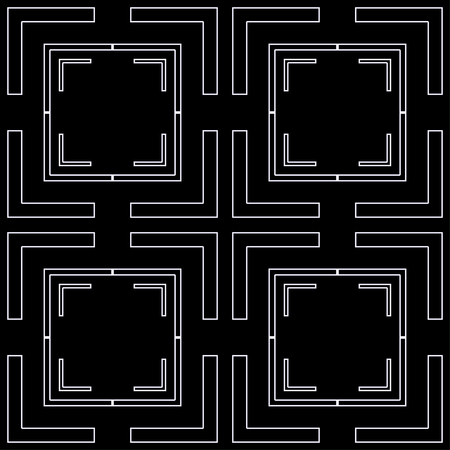 Vintage Art Deco Seamless Pattern. Geometric decorative textureのイラスト素材