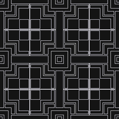 Vintage Art Deco Seamless Pattern. Geometric decorative textureのイラスト素材