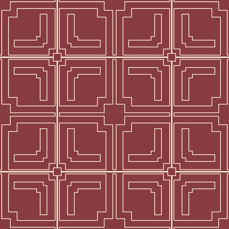 Vintage Art Deco Seamless Pattern. Geometric decorative texture.のイラスト素材