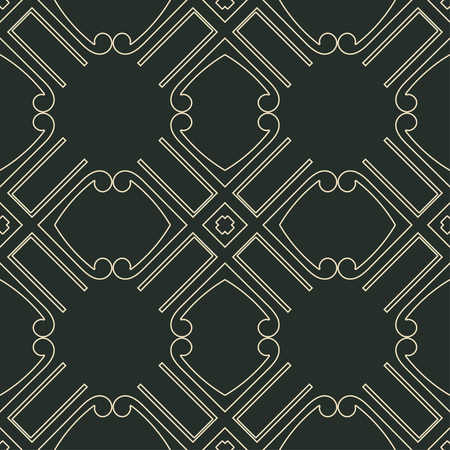Vintage Art Deco Seamless Pattern. Geometric decorative texture.のイラスト素材