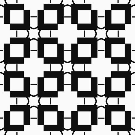 Abstract Art Deco Tiles Seamless Vector Pattern. Geometric texture. Repeating background.のイラスト素材