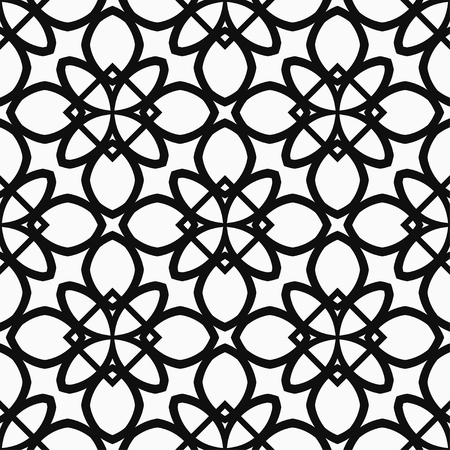 Abstract Art Deco Tiles Seamless Vector Pattern. Geometric texture. Repeating background.のイラスト素材