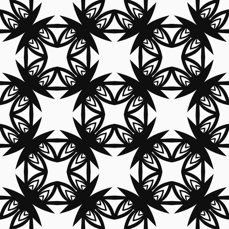 Abstract Art Deco Tiles Seamless Vector Pattern. Geometric texture. Repeating background.のイラスト素材