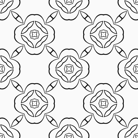Abstract Art Deco Tiles Seamless Vector Pattern. Geometric texture. Repeating background.のイラスト素材