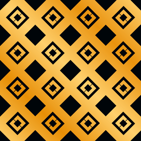 Vintage Art Deco Seamless Pattern. Geometric decorative texture.のイラスト素材