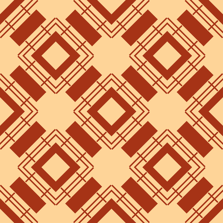 Abstract Art Deco Tiles Seamless Vector Pattern. Geometric texture. Repeating background.のイラスト素材