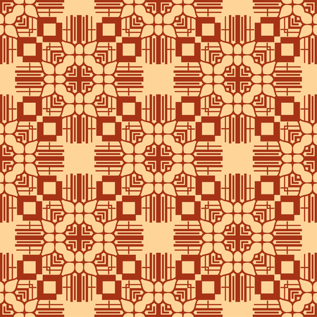 Abstract Art Deco Tiles Seamless Vector Pattern. Geometric texture. Repeating background.のイラスト素材