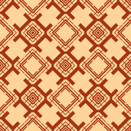 Abstract Art Deco Tiles Seamless Vector Pattern. Geometric texture. Repeating background.のイラスト素材
