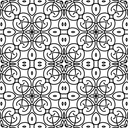 Abstract seamless retro art deco vintage ornamental backgroundのイラスト素材