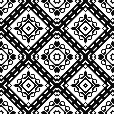 Abstract seamless retro art deco vintage ornamental backgroundのイラスト素材