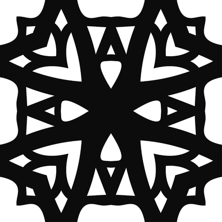 Vector modern geometric tile pattern. Abstract art deco geometrical vintage backgroundのイラスト素材