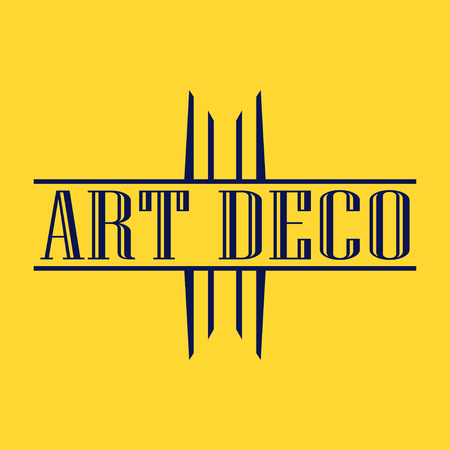 Geometric ornamental retro vintage art deco ornament, badge, border frame for design and decoration. Vintage retro ornamental deco art design for frame, border and badge. Retro art design.のイラスト素材