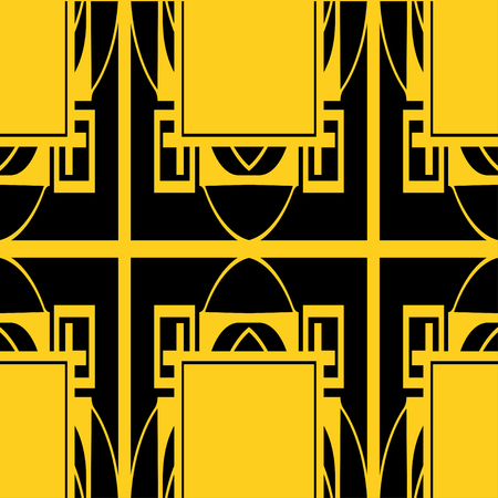 Seamless Art Deco Pattern. Vintage minimalistic background. Abstract Luxury Illustrationのイラスト素材