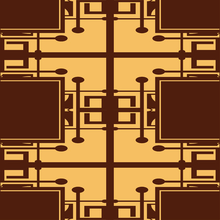 Seamless Art Deco Pattern. Vintage minimalistic background. Abstract Luxury Illustrationのイラスト素材