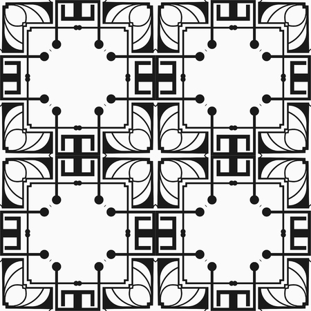 Seamless Art Deco Pattern. Vintage minimalistic background. Abstract Luxury Illustrationのイラスト素材