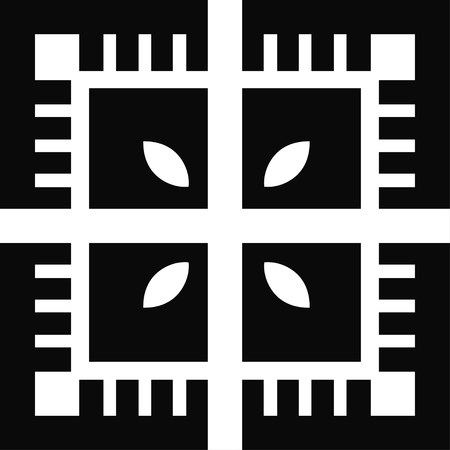 Vintage retro modern art deco ornamental seamless patternのイラスト素材