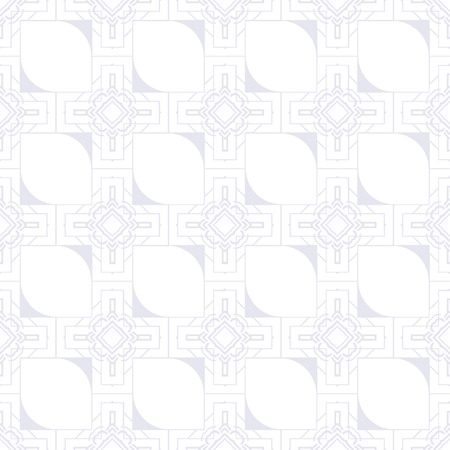 Vector modern tiles pattern. Abstract art deco seamless monochrome backgroundのイラスト素材