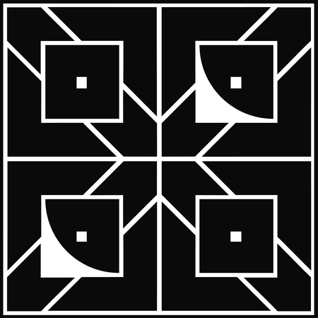 Seamless geometric modern art deco pattern backgroundのイラスト素材