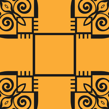 Abstract pattern in arabian style. Seamless vector background. Graphic modern art deco patternのイラスト素材