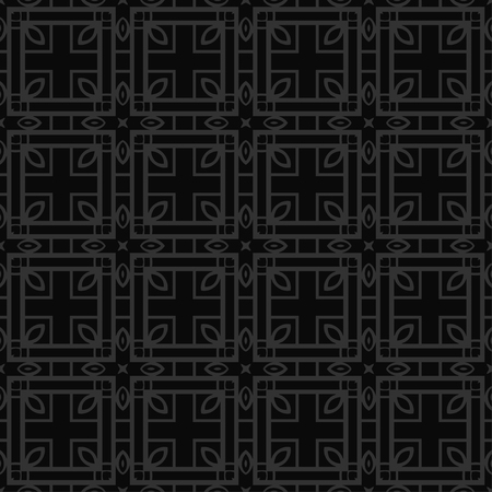 Vintage retro modern art deco ornamental seamless patternのイラスト素材