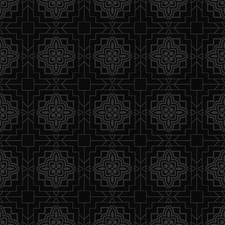 Abstract pattern in arabian style. Seamless vector background. Graphic modern art deco patternのイラスト素材