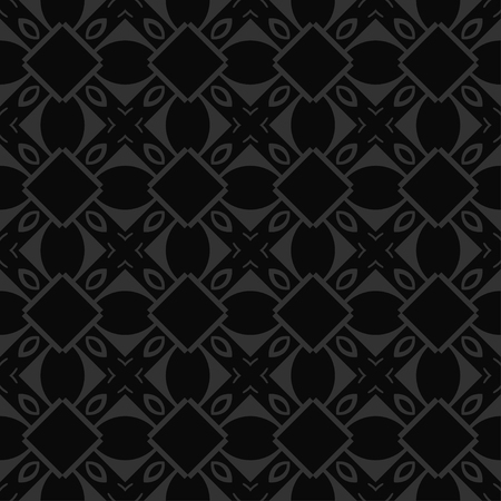 Vector modern tiles pattern. Abstract art deco seamless monochrome background