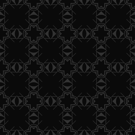 Vector modern tiles pattern. Abstract art deco seamless monochrome background