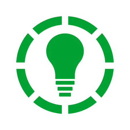 Bulb icon. Idea icon. Lighting design Vector illustrationのイラスト素材