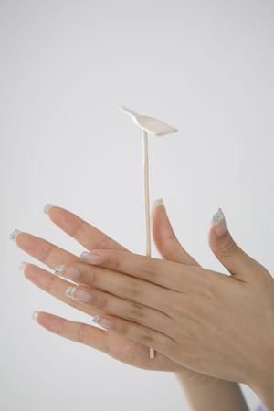 Bamboo dragonflyの写真素材